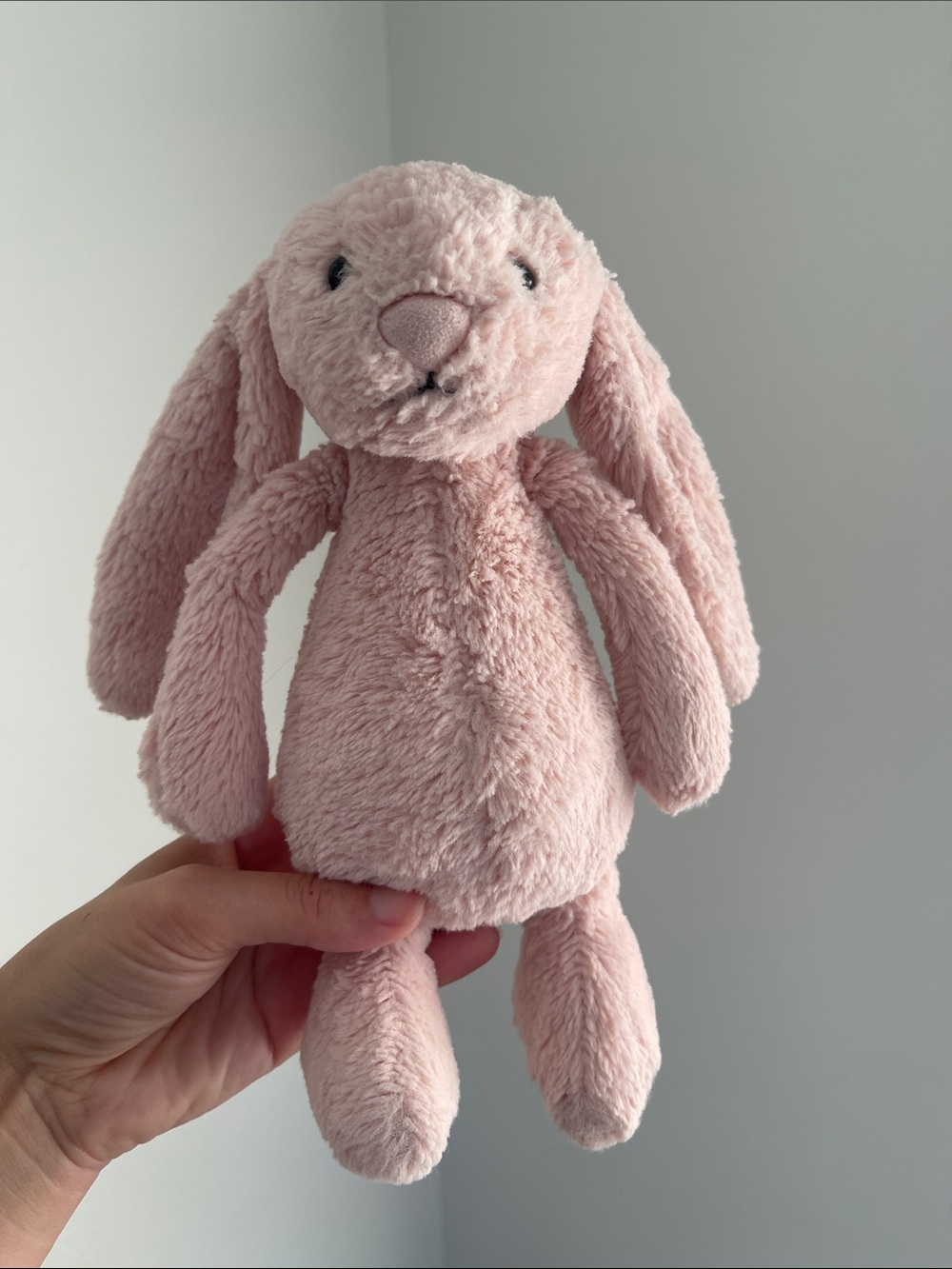 Jellycat Blush Pink Bunny With Rattle